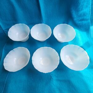 6 MACBETH-EVANS American Sweetheart MONAX Glass -Sherbet Bowls 4 1/4"